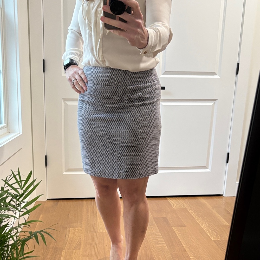 The Limited Elegant Gray Pencil Skirt